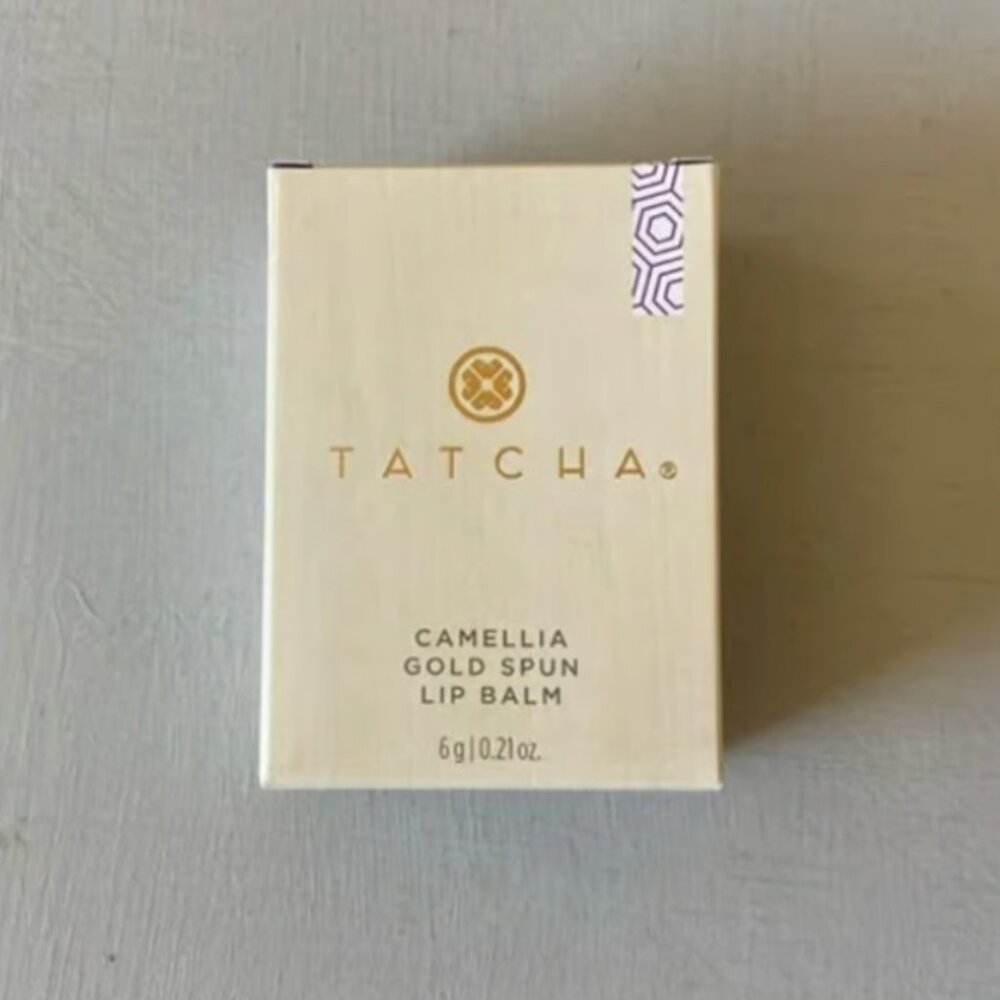 NWT Tatcha Camellia Gold Spun Lip Balm